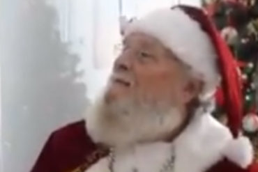 ¡TE MOVERÁ LAS FIBRAS! Santa Claus venezolano rompe en llanto por la crisis y la diáspora: 3 de sus hijos se fueron del país (+Video emotivo)