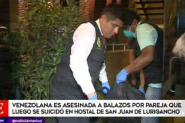 ¡TERRIBLE! Venezolana fue asesinada por su pareja dentro de un hotel en Perú (+Video)