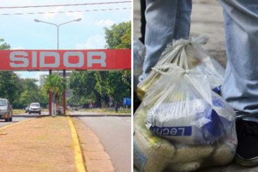 ¡INDIGNANTE! Así pelean los trabajadores de Sidor para procurarse una caja CLAP (+Video)