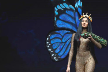 ¡IMPACTANTE! Así deslumbró Sthefany Gutiérrez con su traje típico en el Miss Universo 2018 (+Fotos)