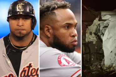 ¡QUÉ DESGRACIA! Denuncian el saqueo de la camioneta de Luis Valbuena y José Castillo después del accidente (+Foto)