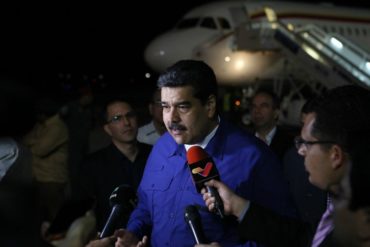 ¡LO ÚLTIMO! Maduro prometió dar anuncios económicos, pero se fue a la Habana, Cuba (+Video)