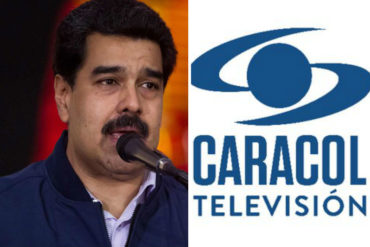 ¡LE MOSTRAMOS! El pelón de Caracol TV en plena cadena de Maduro (+susto para los colombianos +Foto)
