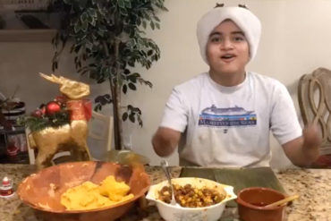 ¡HERMOSO! El video del joven venezolano sin manos que prepara hallacas en esta Navidad (+Video +Te hará reflexionar)