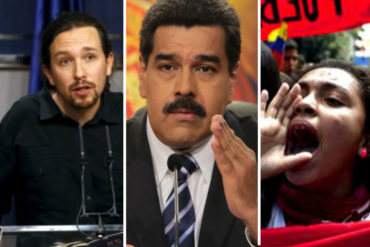 ¡LO VOLVIERON POLVO! Pablo Iglesias intentó sacudirse a Maduro y tuiteros le dieron duro: “No le llegó la mesada”