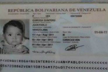 ¡TENGAN PIEDAD! Madre ruega a Maduro por una prórroga del pasaporte para su niño (amerita operación urgente en Chile)