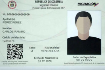 ¡DE INTERÉS! Venezolanos que entraron a Colombia hasta el 17-D y sellaron su pasaporte podrán tramitar el PEP