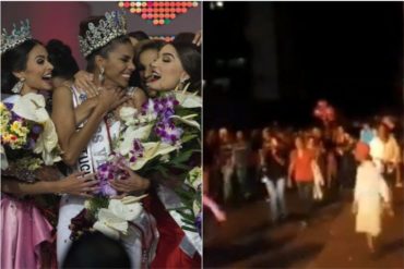 ¡PURA FELICIDAD! Petareños celebraron con orgullo la victoria de Isabella Rodríguez en el Miss Venezuela 2018 (+Video)