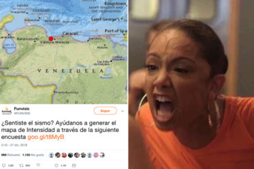 ¡BOCHORNOSO! Tuiteros estallan a Funvisis tras publicar “encuesta” para generar el mapa de intensidad del sismo de este #27Dic