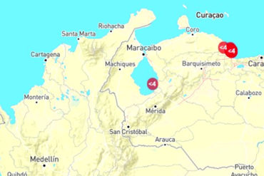 ¡ATENCIÓN! Reportan sismo de 3.4 grados de magnitud al suroeste de Caja Seca, estado Zulia