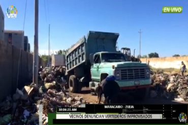 ¡TERRIBLE! “Los niños se están infectando”: zulianos denuncian vertederos de basura improvisados en urbanizaciones (+Video)