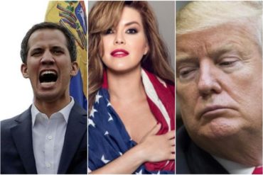 ¡TODO POR VENEZUELA! Vea cómo Guaidó ayudó a que Alicia Machado y Trump se reconciliaran (+foto)