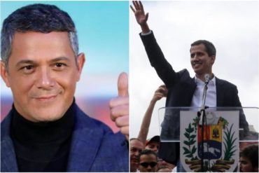 ¡EN EL OJO DE LA FARÁNDULA! Alejandro Sanz afirma que el medio artístico está pendiente de la actuación de Guaidó: Me han llamado Bosé, Luis Fonsi y J Balvin