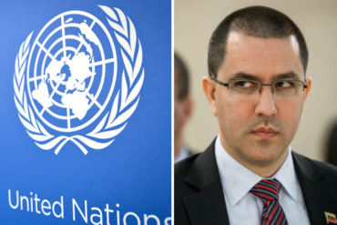 ¡PA’ QUE SEA SERIO! La ONU le recordó a Arreaza que en su sala de prensa sí se responden las preguntas de los periodistas (se negó a hacerlo)