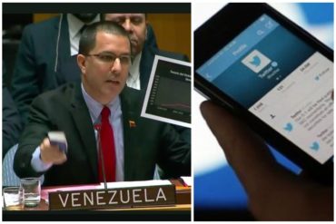 ¡AGARRA! Las ácidas críticas en redes que recibió Arreaza tras el Consejo de Seguridad de la ONU: Se volvió un arroz con mango