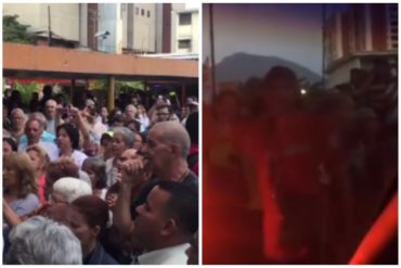 ¡ABUSADORES! Chavistas picados se presentaron en el Cabildo Abierto de El Valle para confrontar a los opositores (+Videos)