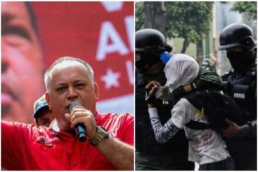 ¡MENTIROSO! Diosdado Cabello niega que haya niños secuestrados por protestar (+descarado)