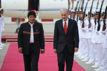 ¡ERA DE ESPERARSE! Evo Morales llegó a Venezuela para asistir a la toma de posesión de Maduro (+Fotos)