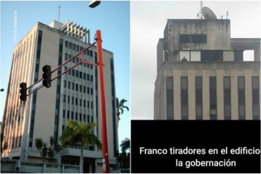 ¡MATONES! Alertan sobre presencia de francotiradores en edificio de la Gobernación de Yaracuy (+Fotos)