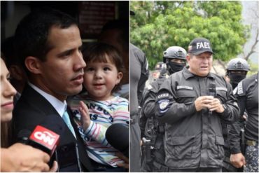 ¡PA’ QUE LO TENGAN CLARO! El tuit de Guaidó tras intimidación de las FAES: «Me siento más unido a las familias venezolanas» (nadie se rinde)