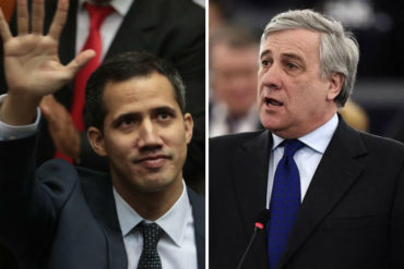 ¡ENTÉRESE! Tajani habló con Guaidó para ratificar su posición: Maduro es ilegítimo (+Video)