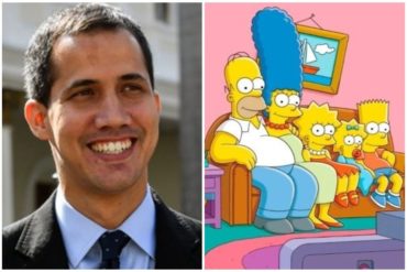 ¡IMPERDIBLE! Hasta Los Simpson lo reconocen: Vea la caricatura de Juan Guaidó que causó revuelo en las redes (+Foto)