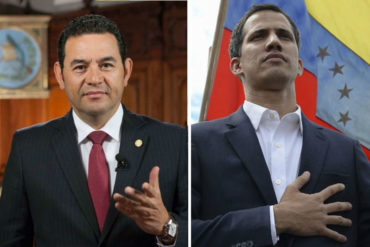 ¡MÁS RESPALDO! Gobierno de Guatemala reconoce a Juan Guaidó como presidente encargado de Venezuela (+se siguen sumando países)