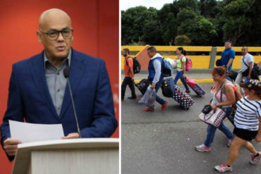 ¡DESCARO MAYOR! Jorge Rodríguez desmiente crisis migratoria en la frontera con Colombia: Venezolanos solo cruzan a hacer compras cotidianas