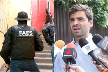 ¡CLARITO! Juan Andrés Mejía condena acción de las FAES: Intimidar a una niña de 20 meses no va a resolver los problemas de hambre (+Video)