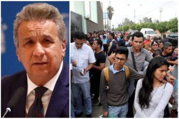 ¡SEPA! Lenín Moreno asegura que Ecuador respeta los derechos de los migrantes venezolanos (+Video)