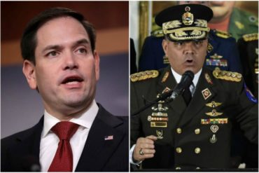 ¡SE LA CONTAMOS! La promesa de Marco Rubio a Padrino López si ayuda a restablecer la democracia en Venezuela