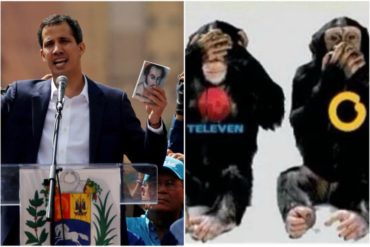 ¡CENSURA! Lo que transmitían los medios nacionales mientras Guaidó se juramentaba como presidente encargado este #23Ene