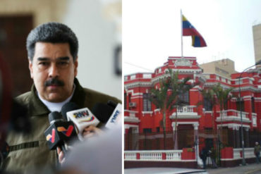 ¡DESCARADO! Maduro exige disculpas públicas al gobierno de Perú por «ataques» a la Embajada de Venezuela en ese país