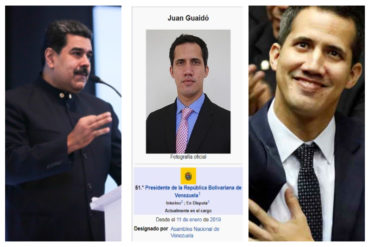 ¡QUÉ PICADO, VALE! Maduro señaló a Juan Guaidó de «asaltar el poder»: Se convirtió en el presidente Wikipedia