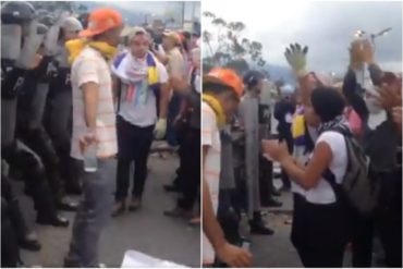 ¡VALIENTES! Esto pidieron los manifestantes de El Paraíso a la PNB este #23Ene (+Video)