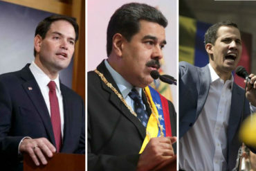 ¡VA CON TODO! La exigencia de Marco Rubio al gobierno de EE UU que no le gustará a Maduro: Reconozcan a Guaidó como presidente