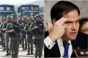 ¡CONTUNDENTE! Marco Rubio sobre la “lealtad” militar hacia Maduro: La clave no son los generales, son los oficiales de medio rango