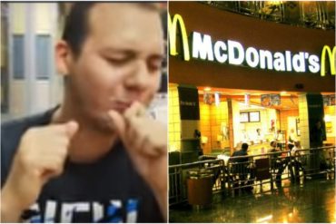 ¡EN EL CHASIS! Youtuber mostró el deplorable estado de los McDonald’s en Venezuela (+Video deprimente)