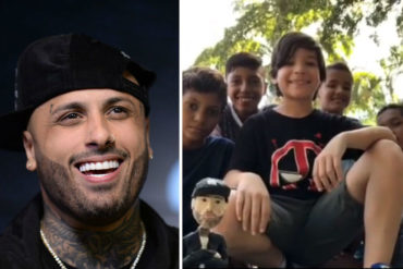 ¡QUÉ TERNURA! El regalazo que le hizo un niño venezolano a Nicky Jam (Foto +Video que te emocionará)