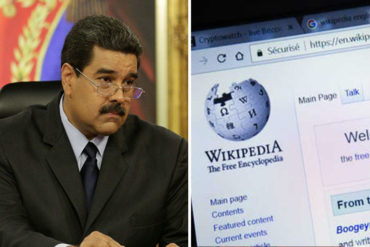¡NO SE LO PIERDA! Vea el detallazo que aparece este #10Ene en la biografía de Maduro en Wikipedia