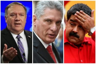 ¡SIN TITUBEAR! Mike Pompeo culpa a Cuba de la crisis en Venezuela: La intromisión del gobierno cubano ha empeorado la situación en ese país