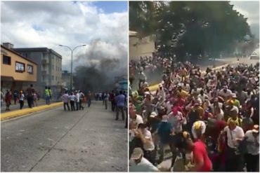 ¡BRUTAL! GNB arrecia represión contra manifestantes en Yaracuy (+Videos)