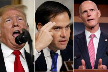 ¡TIEMBLA, NICO! Trump discutió situación de Venezuela con los senadores Scott y Rubio