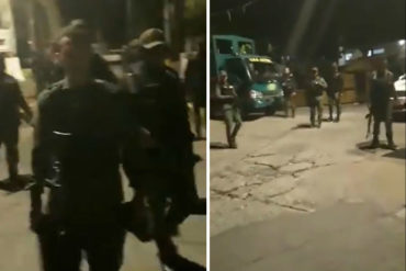 ¡FRONTAL! Militar sublevado en Cotiza junto a tropa: “Aquí está la GNB unida, para restablecer el hilo constitucional” (+Video)