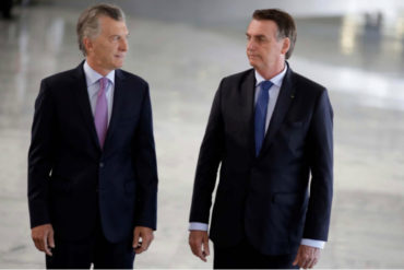 ¡ATENCIÓN! Macri y Bolsonaro condenan el régimen de Maduro y defienden la restauración de la democracia en Venezuela (+Videos)