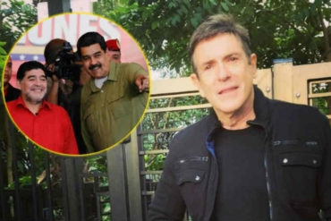 ¡TOMA! El actor Carlos Mata vuelve polvo a Maradona por apoyar a Maduro