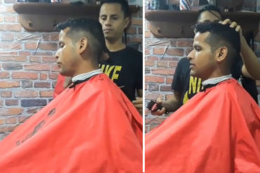 ¡TOMA, PUES! La lección que le dio este barbero venezolano en Colombia a descarado chavista en el exilio (+Video)