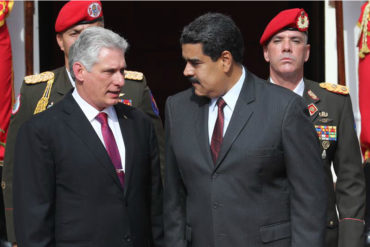 ¡QUÉ RARO! Cuba rechaza “movimiento golpista” de militares contra Maduro (Bolivia también salió en defensa de Nico)