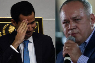 ¡PICADO! Diosdado se burla de Guaidó: Mandó un tuit llamando a protestar y no le pararon b*las (insiste en que se reunió con él)