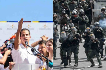 ¡VEA! El mensaje de Guaidó a militares y policías que quieran luchar por retomar orden constitucional